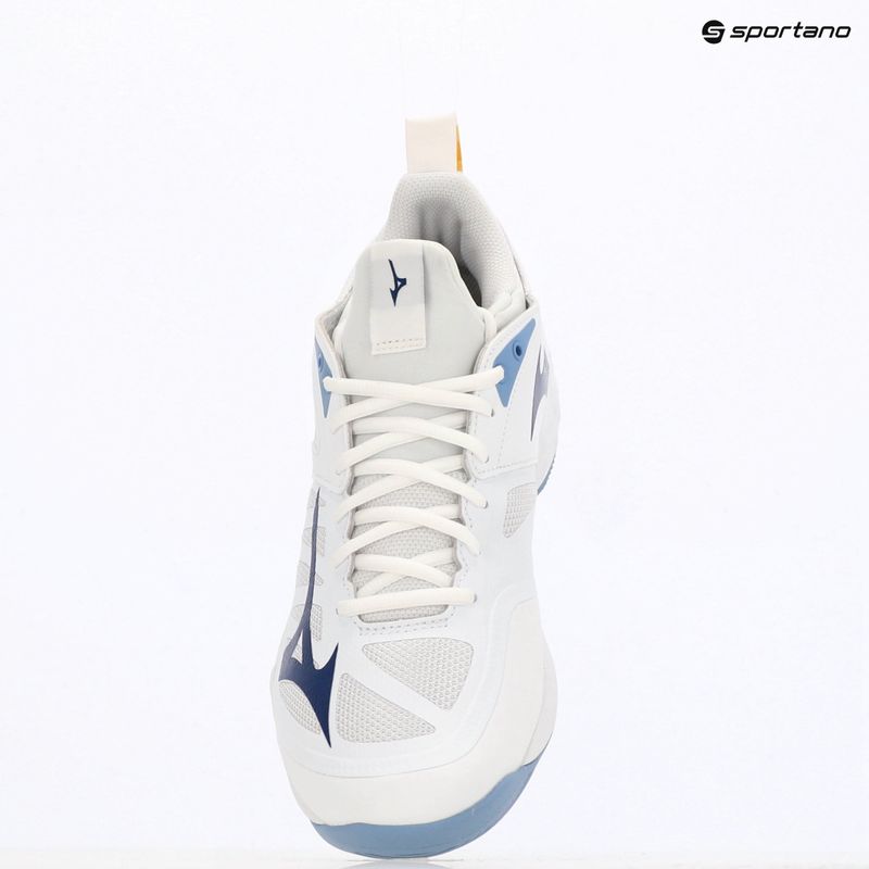Volleyballschuhe Mizuno Wave Dimension white/bellwether blue/bel air blue 9