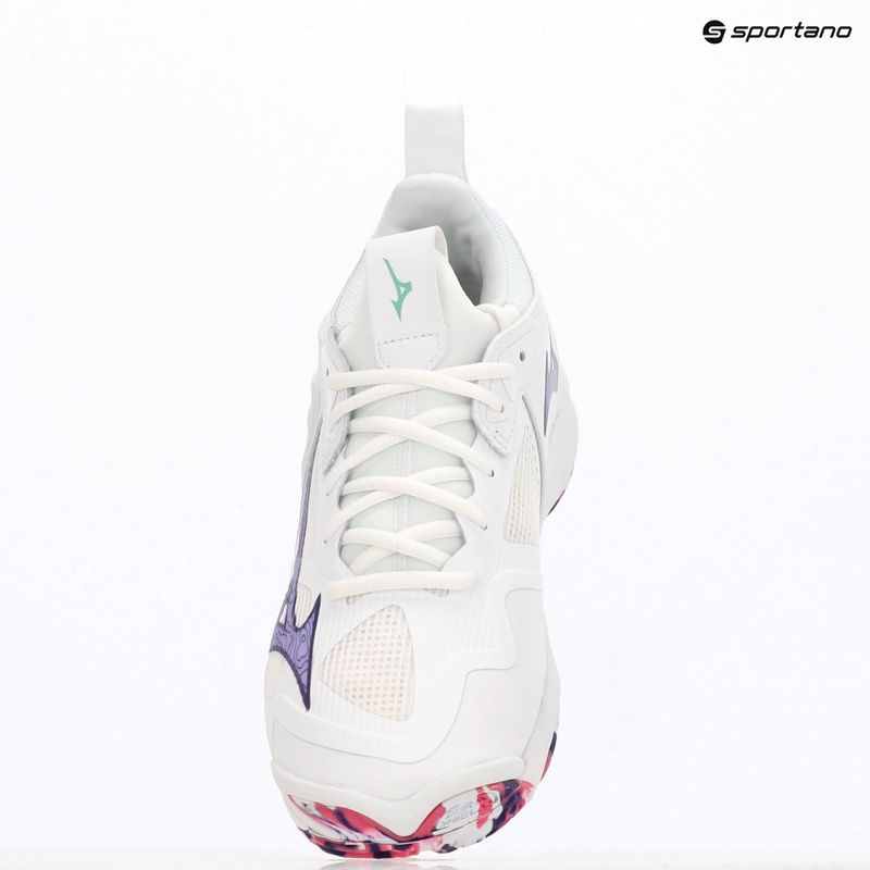Volleyballschuhe Mizuno Wave Momentum 3 white/violet indigo/camellia rose 9