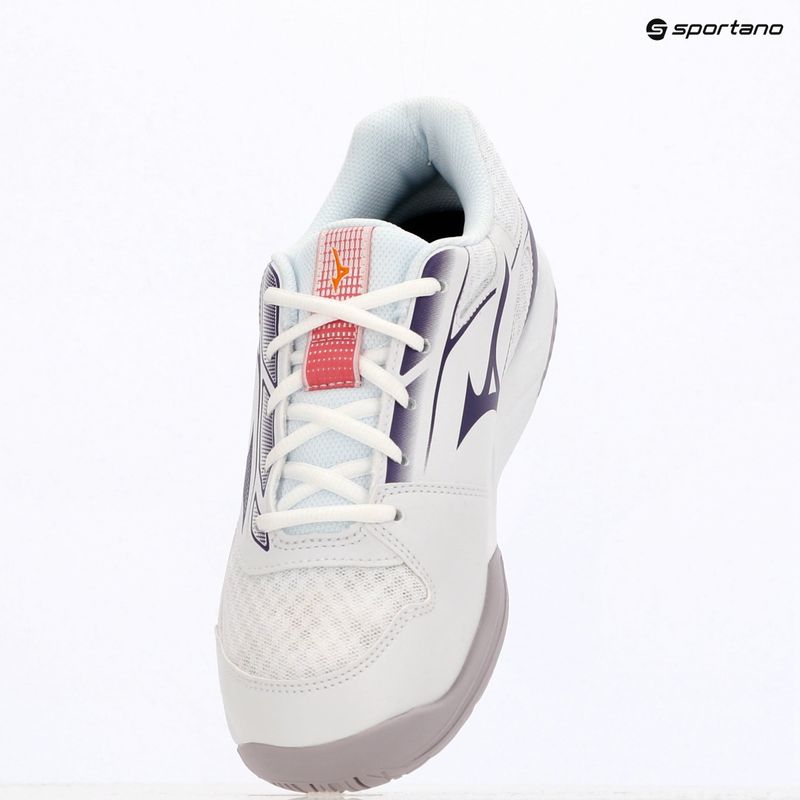 Volleyballschuhe Mizuno Cyclone Speed 5 white/violet indigo/camellia rose 9
