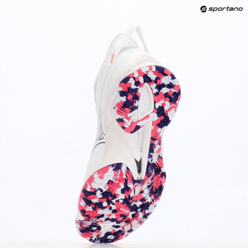 Schuhe Mizuno Wave Mirage 5 white/violet indigo/camellia rose 9