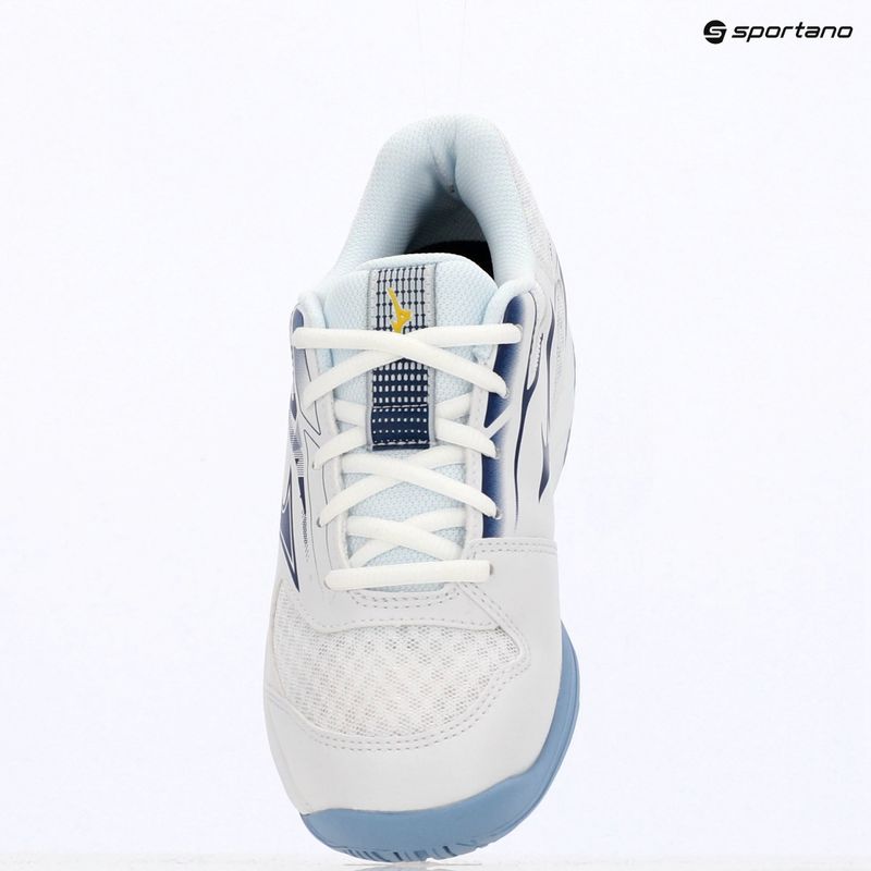 Kinderschuhe Mizuno Stealth Star 3 white/bellwether blue/belairblu 9