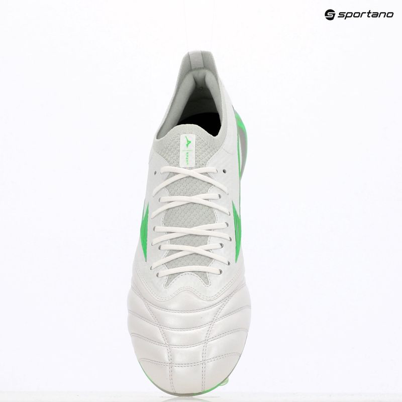 Fußballschuhe Mizuno Morelia Neo IV β Japan Fg white/neon green/cool gray 3c 9