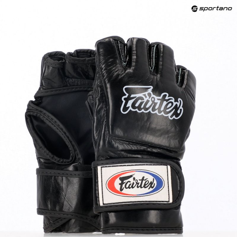 Handschuhe MMA Fairtex "Open Thumb Loop" black 8