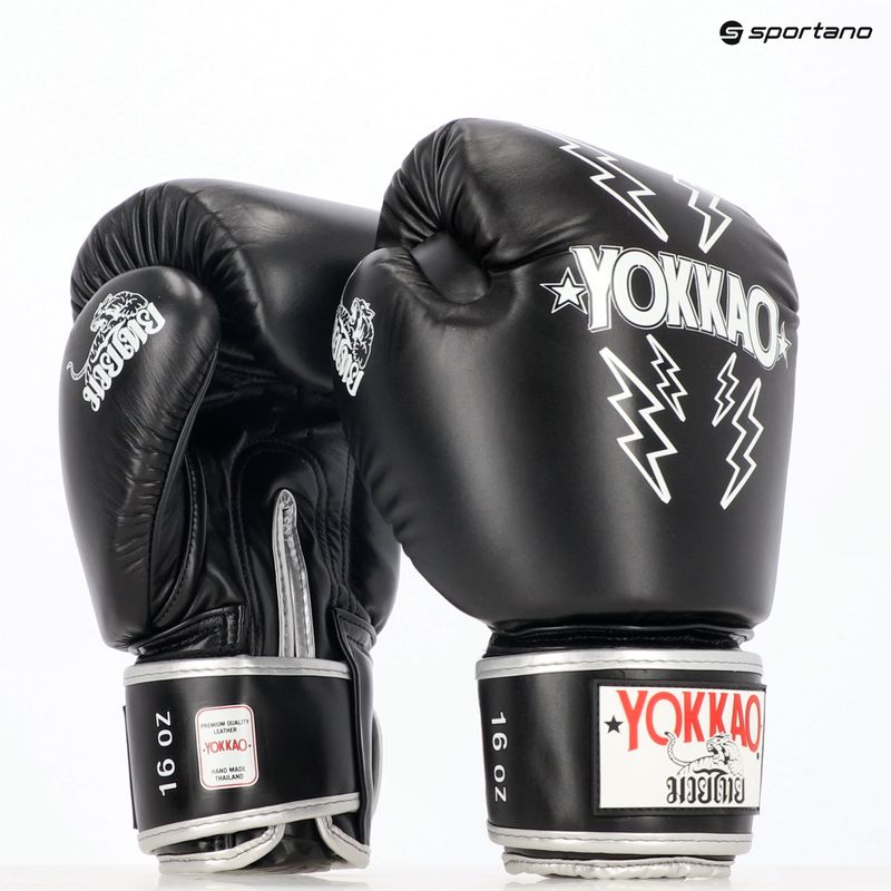 Herren Boxhandschuhe YOKKAO Stadium schwarz 7