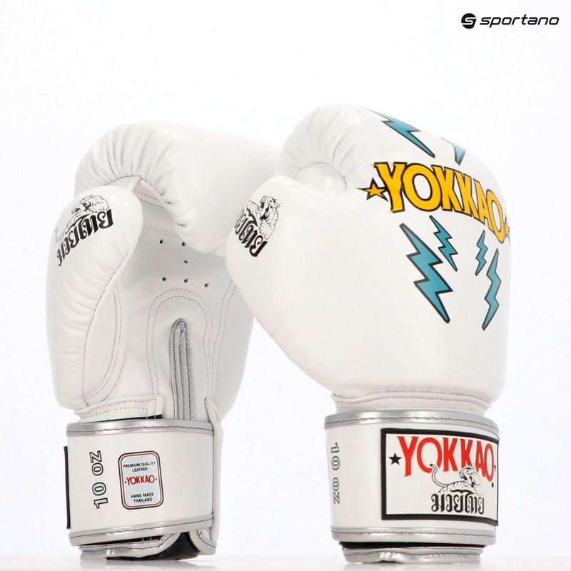 Herren Boxhandschuhe YOKKAO Stadium weiß 8