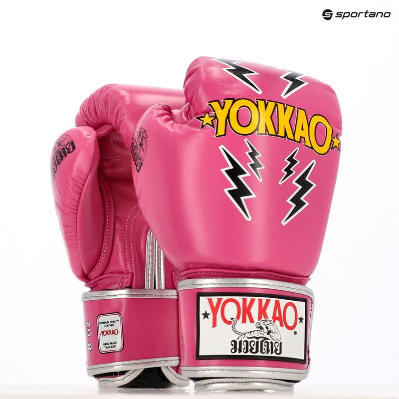Herren Boxhandschuhe YOKKAO Stadium fuchsia 8
