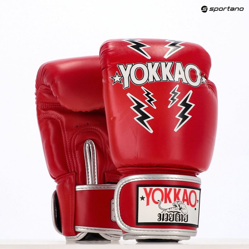 Herren Boxhandschuhe YOKKAO Stadium rot 8