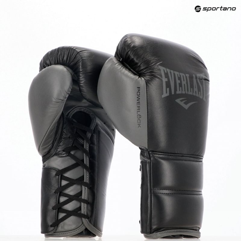 Boxhandschuhe Everlast Powerlock 2 Laced Pro Training black 15