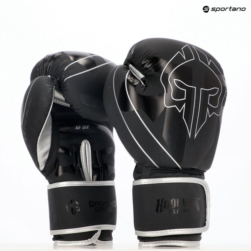 Boxhandschuhe Ground Game Logo 3.0 Schwarz 8