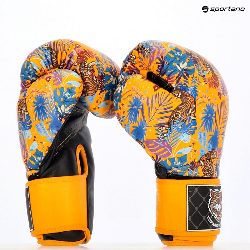 Boxhandschuhe Top King Boxing Wild Tiger black/yellow 7