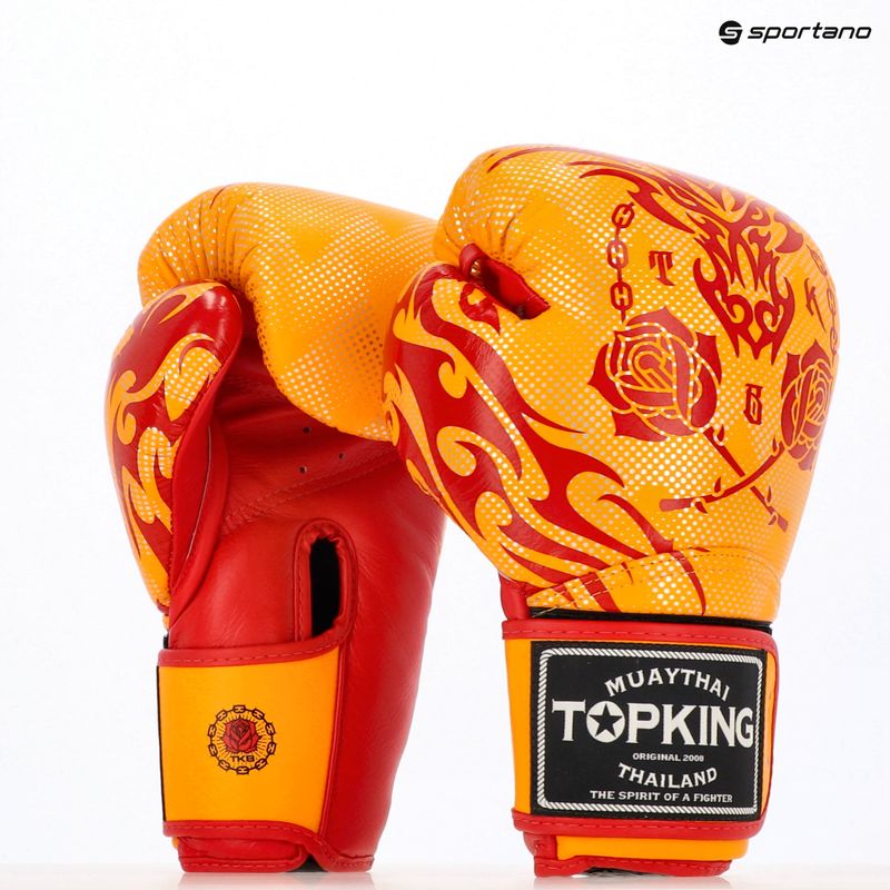 Boxhandschuhe Top King Boxing Dragon yellow 7