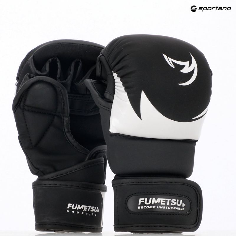 Handschuhe MMA Kinder FUMETSU Ghost S3 SPaarring black/ white 7