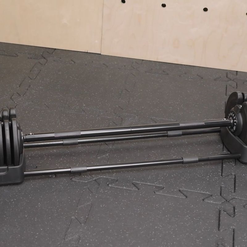 Kurzhantel/ Langhantel 2in1 TREXO TRX-ABD40 1-40 kg schwarz/orange 12