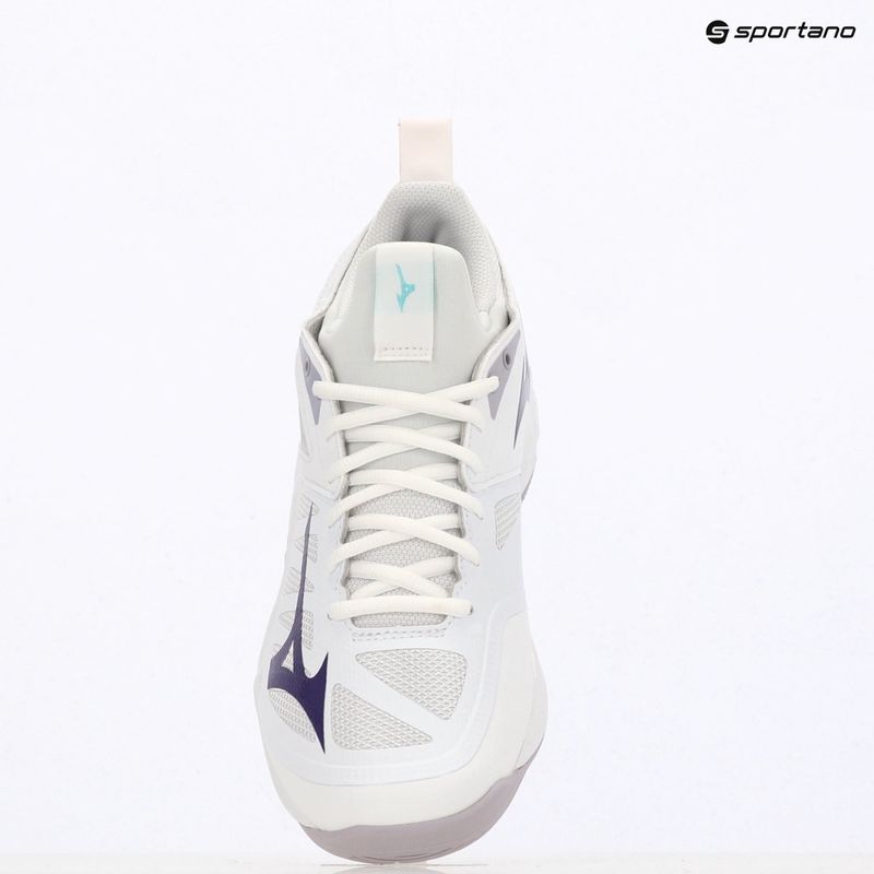 Volleyballschuhe Mizuno Wave Dimension white/violet indigo/camellia rose 9