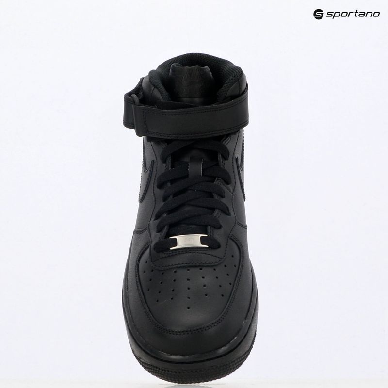 Herrenschuhe Nike Air Force 1 Mid '07 black/white 9