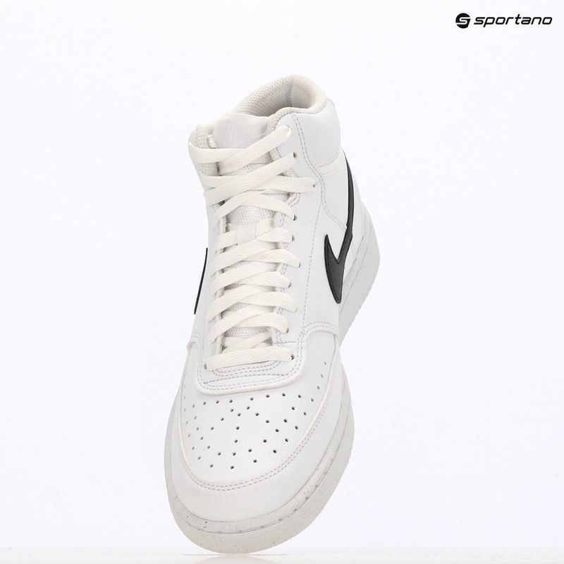 Herrenschuhe Nike Court Vision Mid Next Nature white/white/black 9