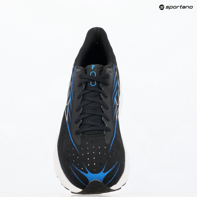 Laufschuhe Herren Mizuno Wave Skyrise 6 black/white/blue pace 9