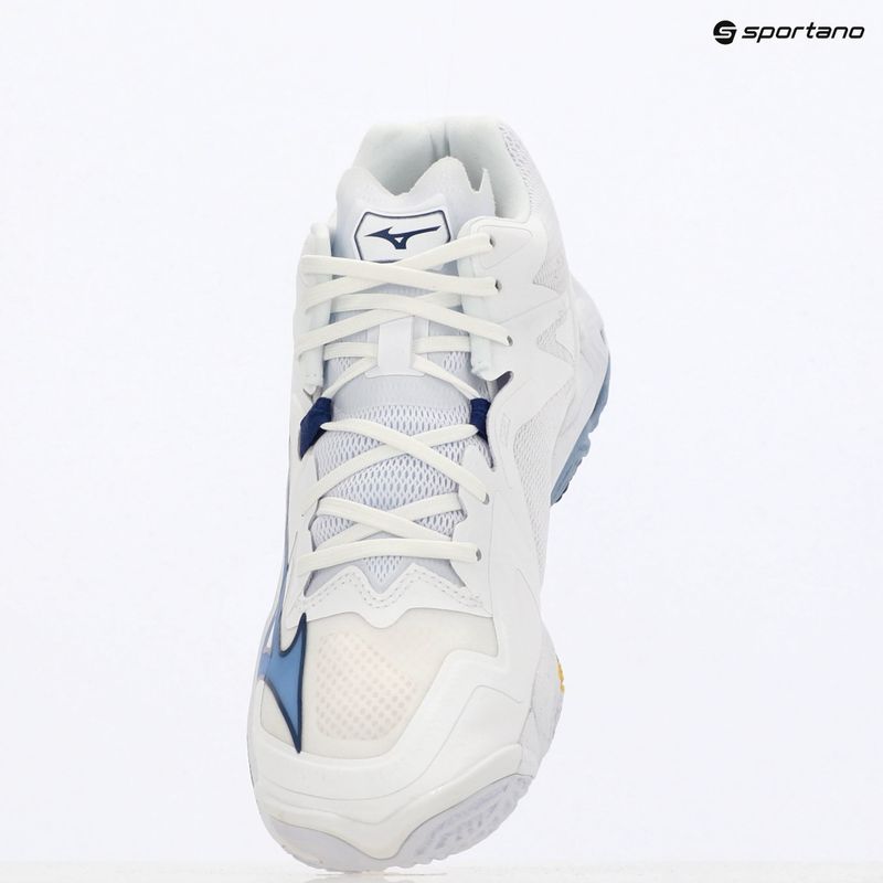Volleyballschuhe Mizuno Wave Lightning Z8 Mid white/bellwether blue/bel air blue 11