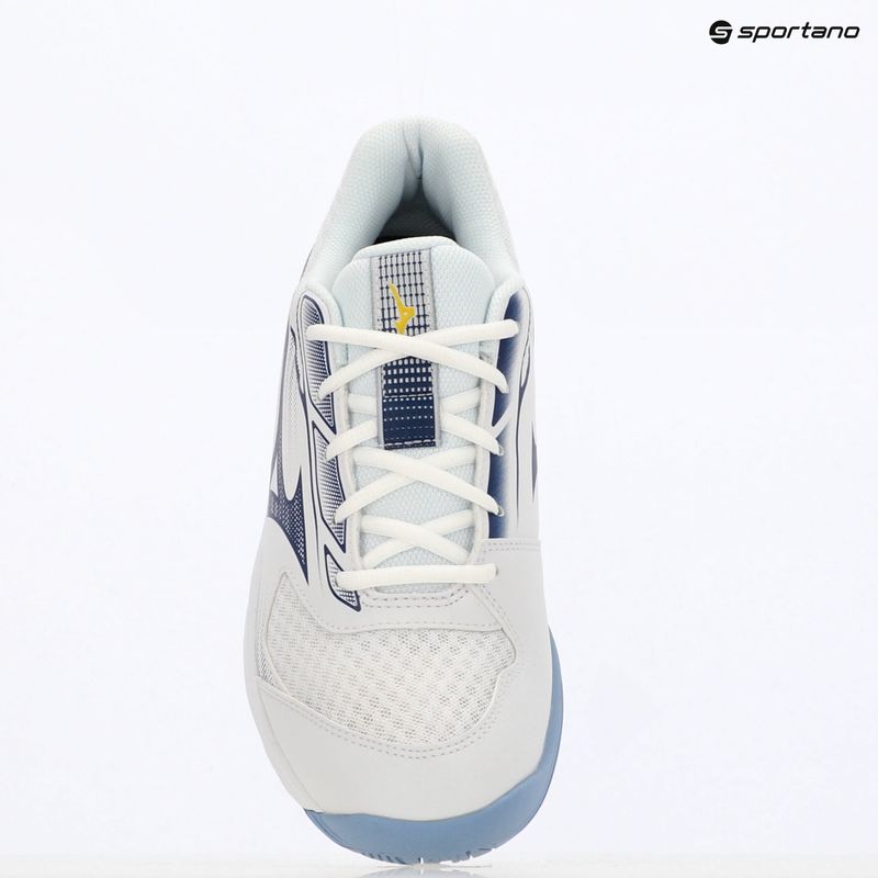 Volleyballschuhe Mizuno Cyclone Speed 5 white/bellwether blue/bel air blue 9