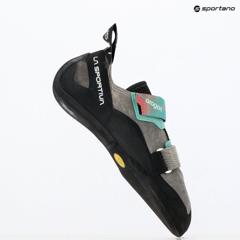 Kletterschuhe Damen La Sportiva Aragon clay/ hibiscus 9