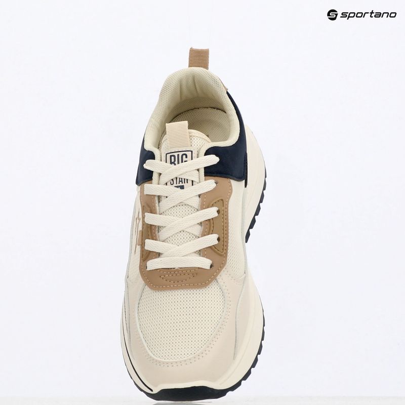 Schuhe Damen BIG STAR NN274A092 Beige/ Dunkelblau 9
