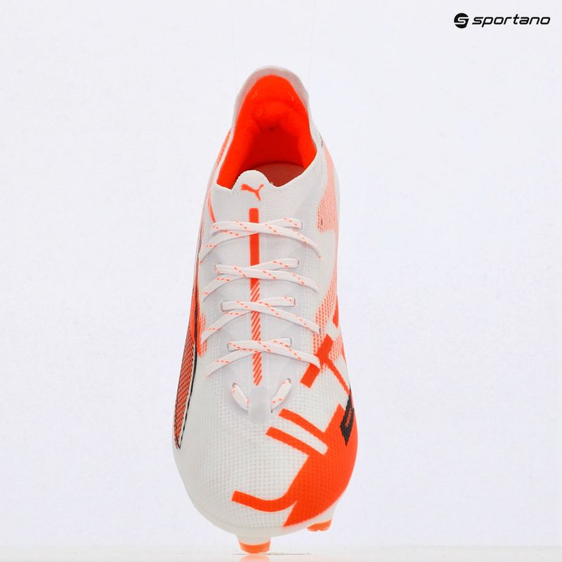 Fußballschuhe Herren PUMA Ultra 5 Pro FG/AG puma white/puma black/glowing red 9