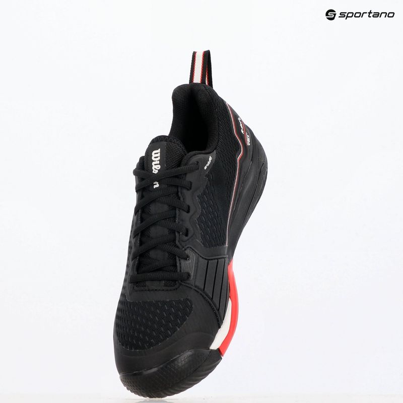 Tennisschuhe Herren Wilson Rush Pro 4.5 black/ infrared/ white 9
