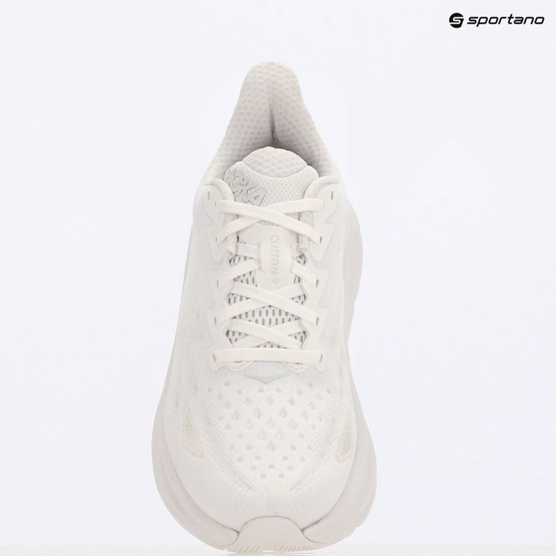 Laufschuhe Herren Damen HOKA Clifton 9 Wide white/white 9