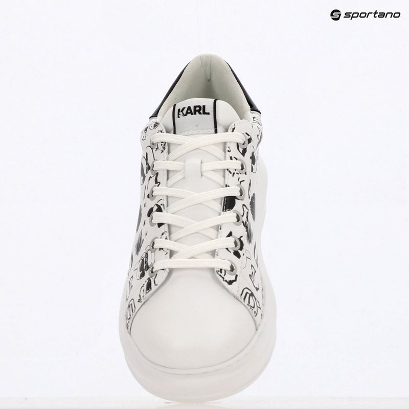 Schuhe Damen KARL LAGERFELD Kapri Twin Nft Graffiti white leather w/black 9