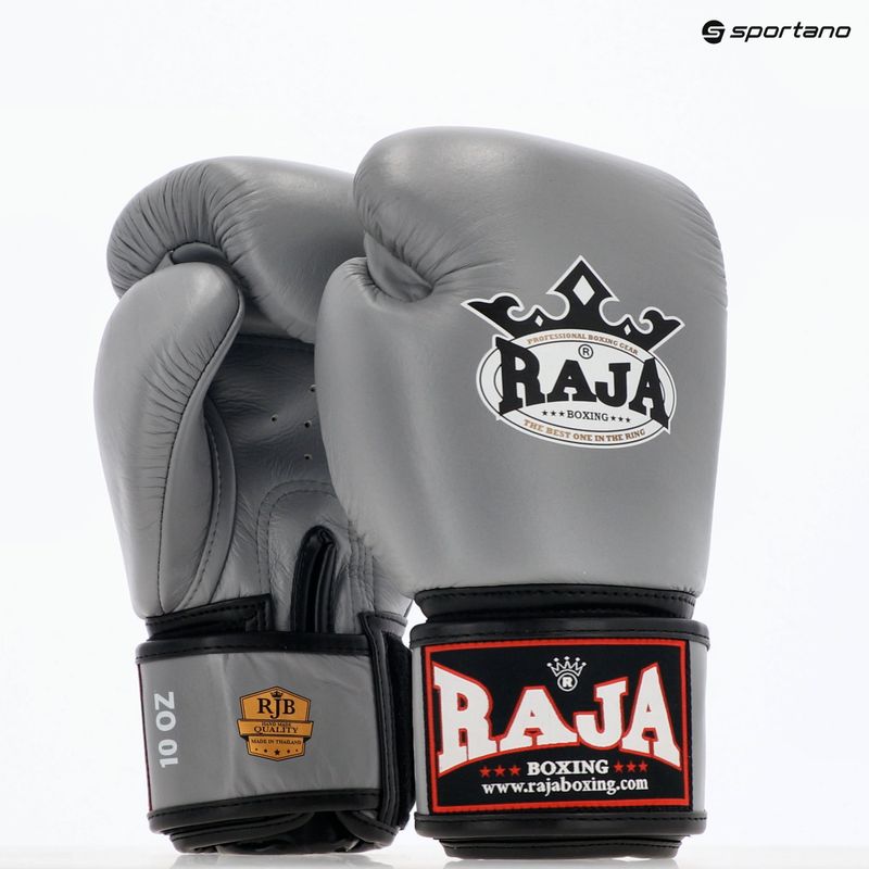 Boxhandschuhe RAJA BOXING Single Standard Genuine Leather grey 8