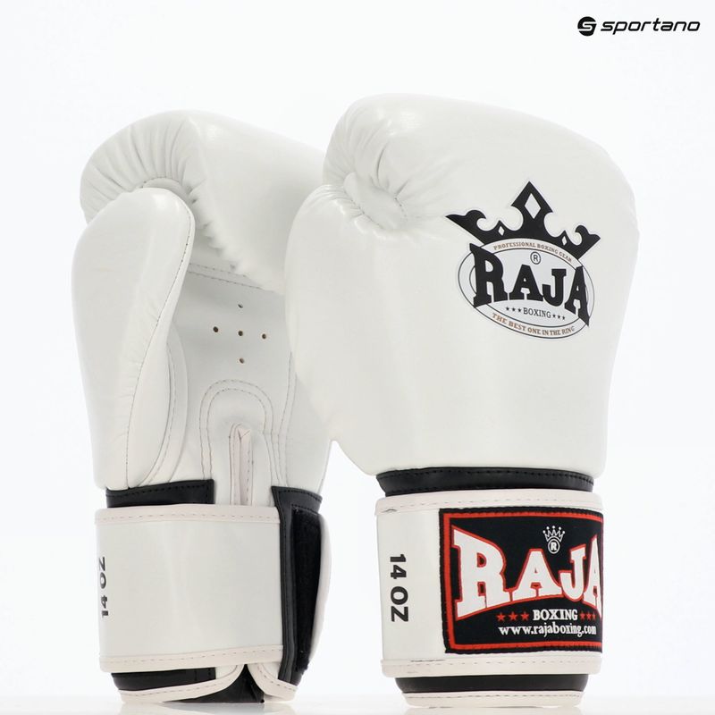 Boxhandschuhe RAJA BOXING Single Semi Leather white 8