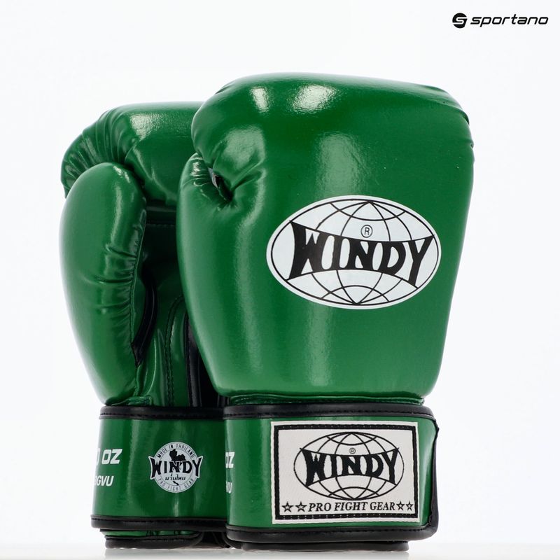 Boxhandschuhe WINDY Classic Synthetic Leather green 8