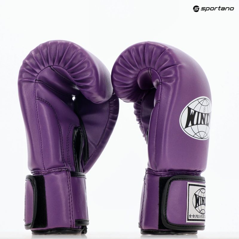 Boxhandschuhe WINDY Classic Synthetic Leather purple 8