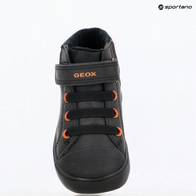Kinderschuhe Geox Gisli black/dark orange 9
