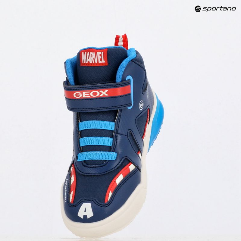 Kinderschuhe Geox Grayjay ocean blue/red 10