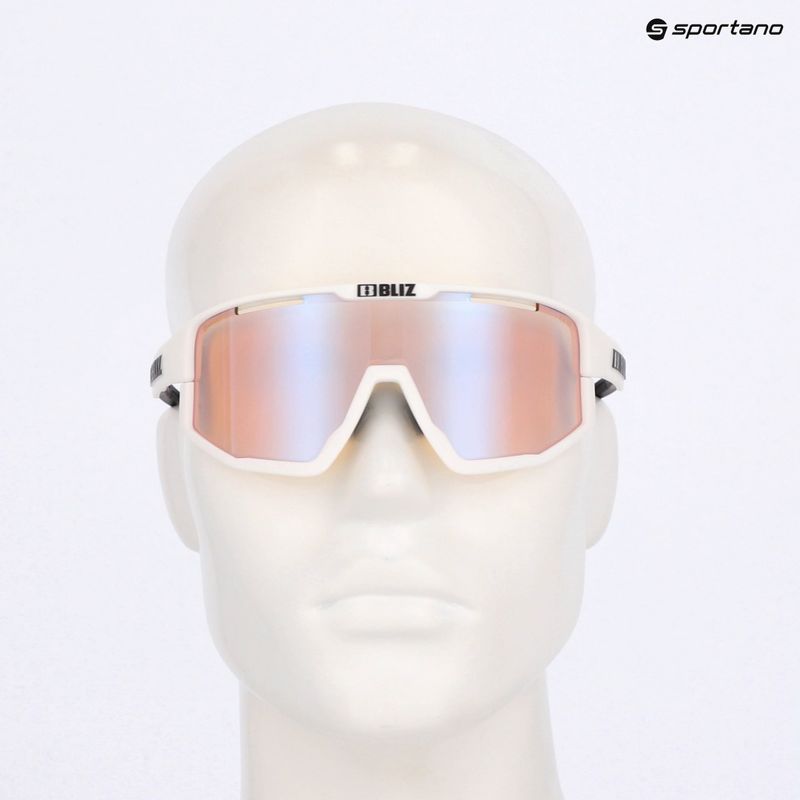 Sonnenbrille Bliz Fusion Nano Optics Nordic Light matt white/ coral/ orange w blue multi 7