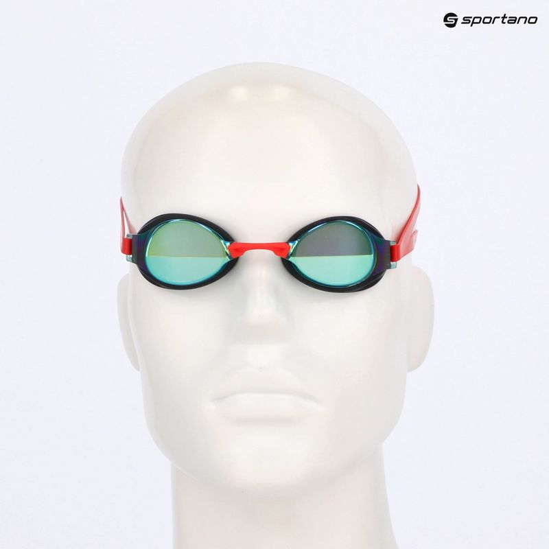 Schwimmbrille SWANS Ignition-M green/ yellow mirror 7