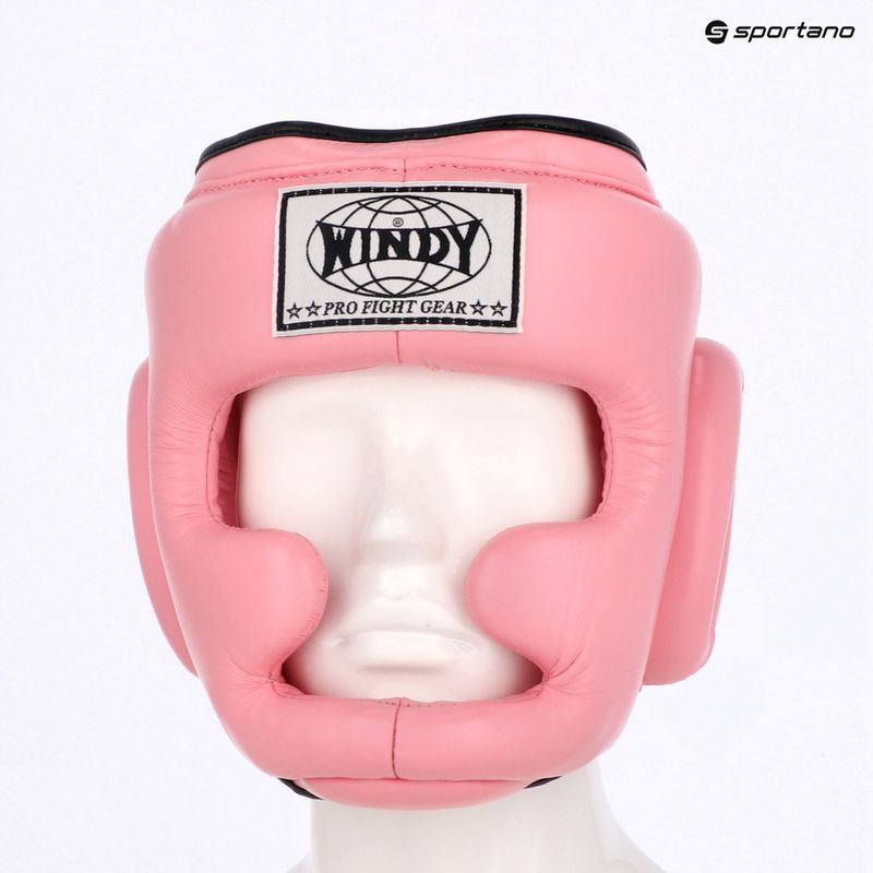 Boxhelm WINDY Genuine Leather pink 6