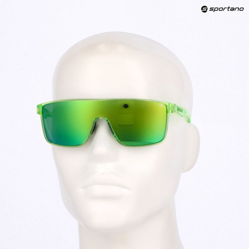 Tifosi Sanctum hyper lime/grün Spiegel Sonnenbrille 6