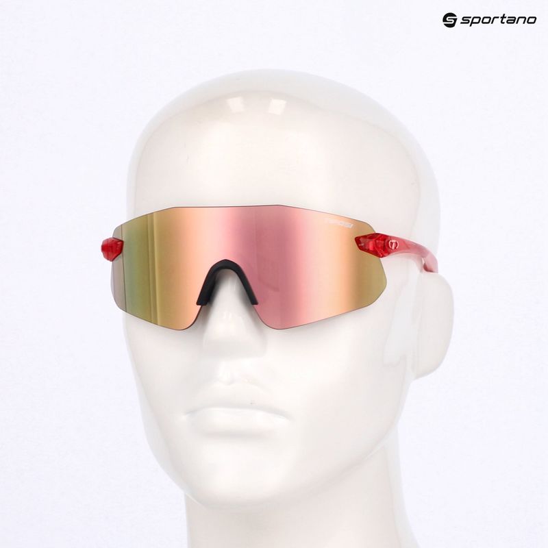 Sonnenbrille Tifosi Vogel SL gloss crystal pink/pink mirror 9