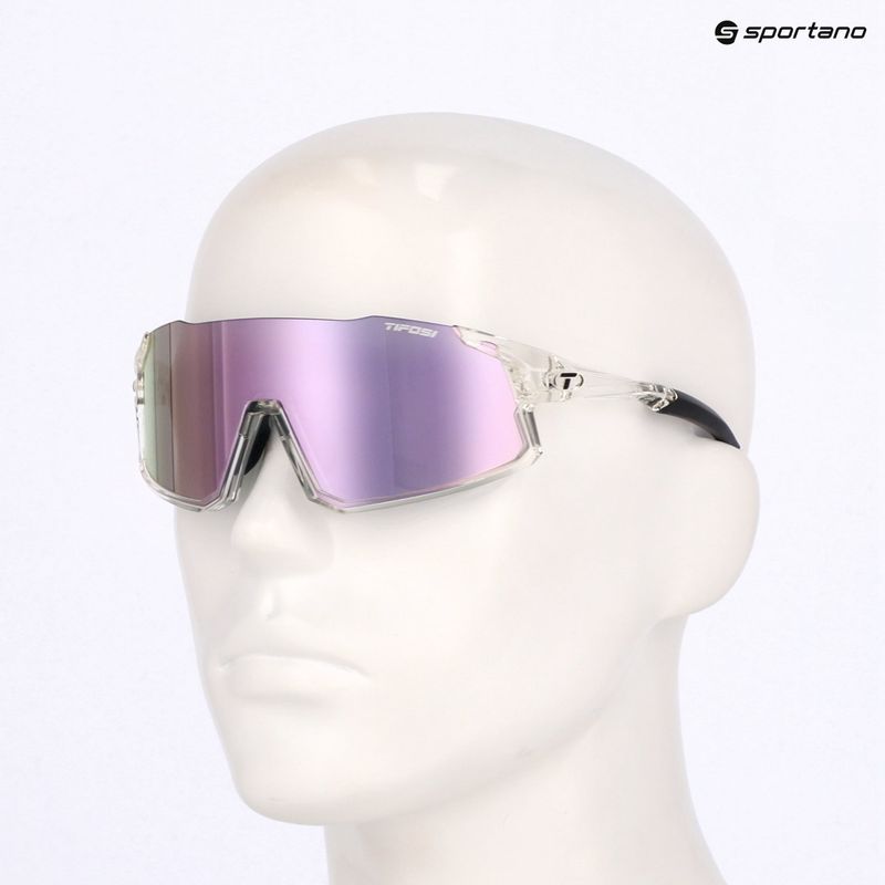 Tifosi Stash Clarion kristallklar/lila/ac rot/klar Sonnenbrille 8