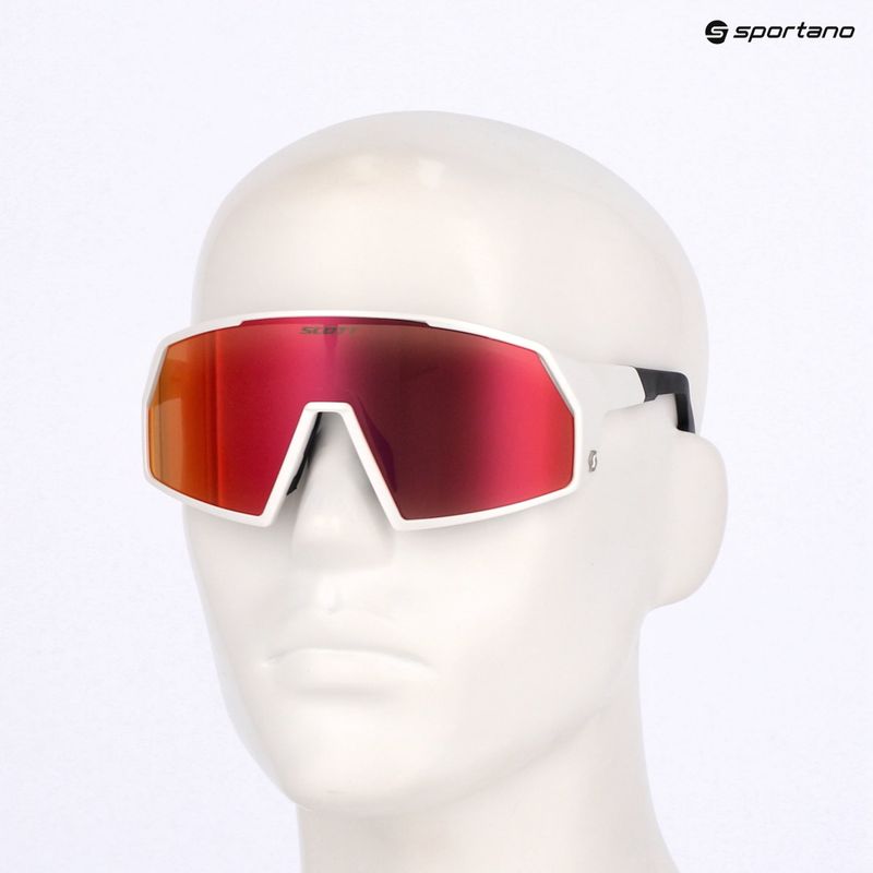 SCOTT Pro Shield weiß matt/rot verchromt Sonnenbrille 7