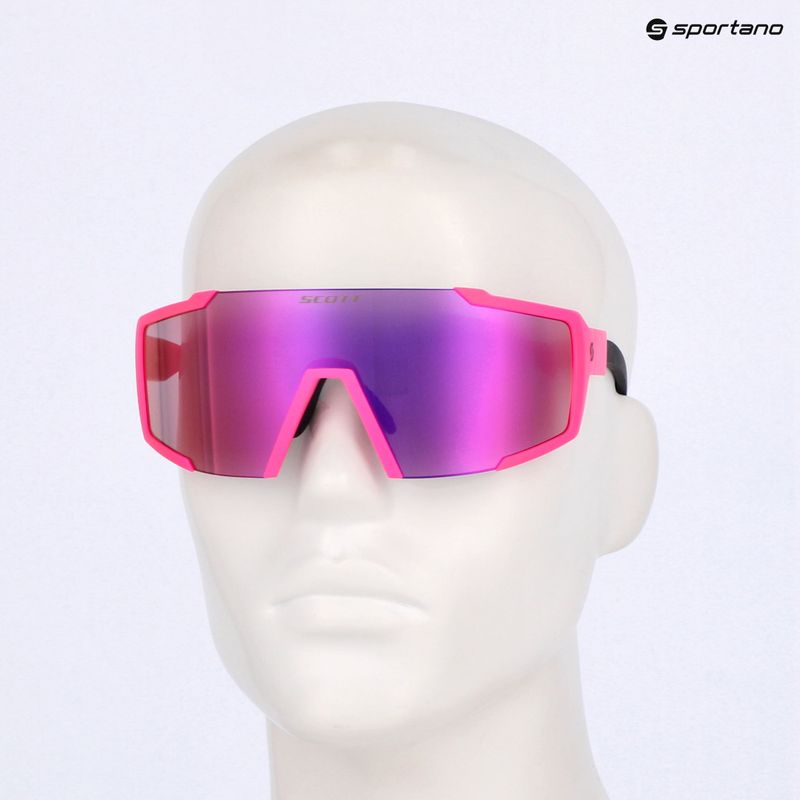 SCOTT Shield Sonnenbrille rosa/rosa Chrom 7