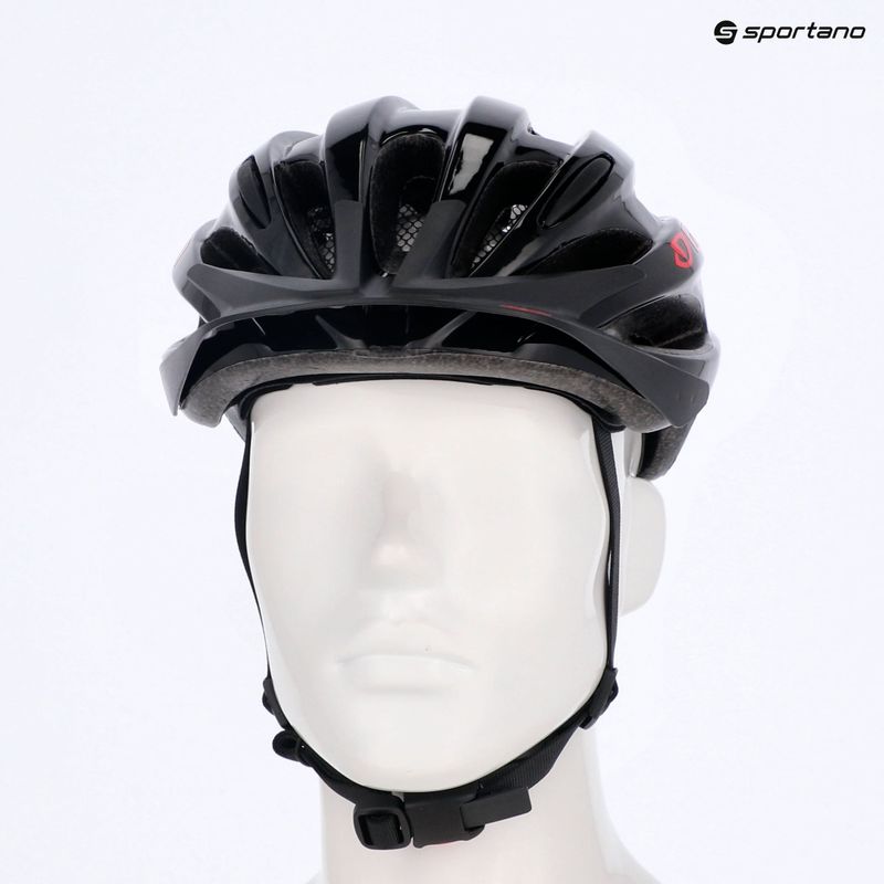 Giro Revel schwarz leuchtend rot Fahrradhelm 11