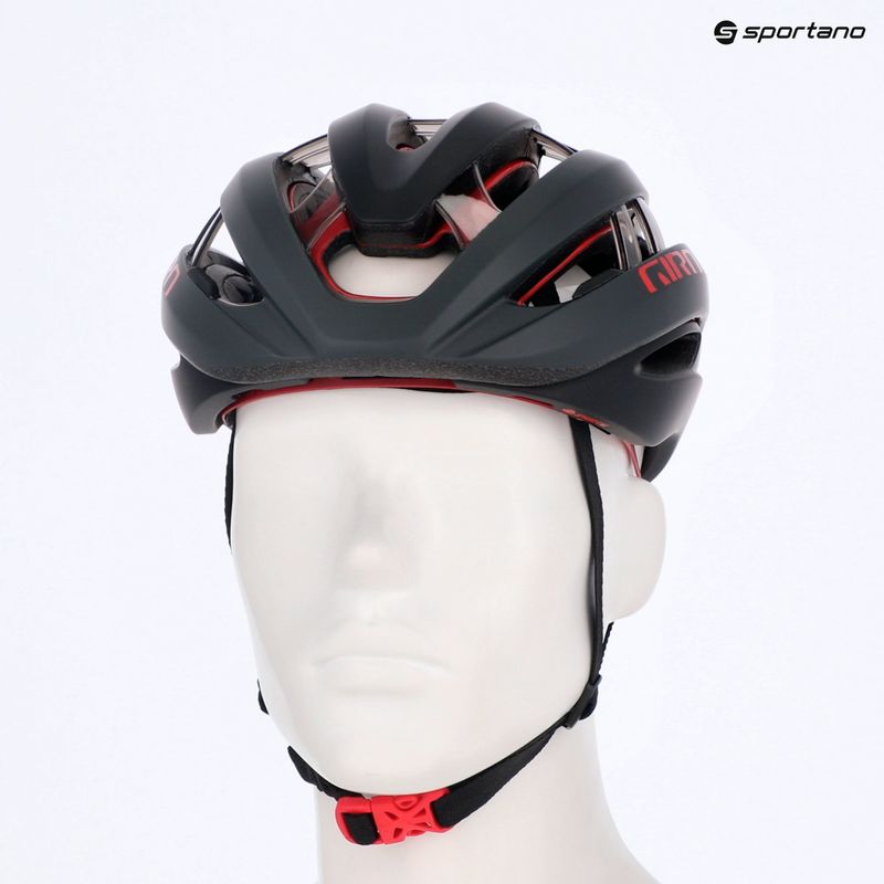 Giro Aries Spherical MIPS mattes Carbon rot Fahrradhelm 13