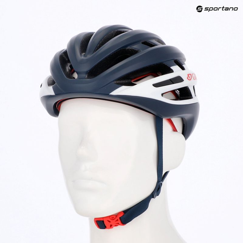 Giro Agilis Integrated MIPS mattem Mitternacht weiß/rot Fahrradhelm 13