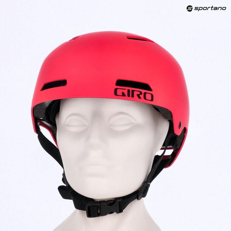 Kinderfahrradhelm Giro Dime FS matt leuchtend rot 11