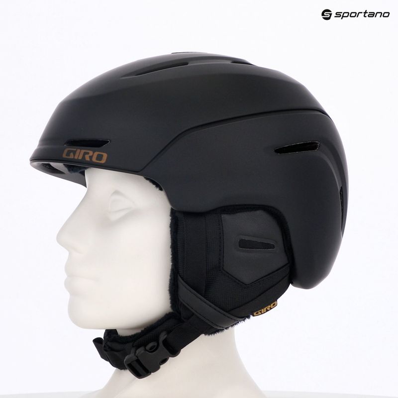 Giro Skihelm Avera mattschwarz 7