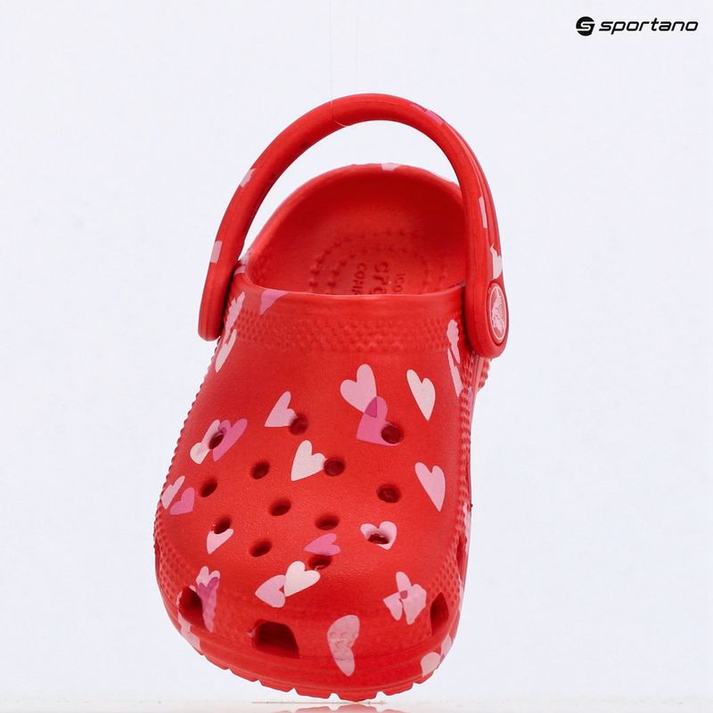 Badeschuhe Kinder Crocs VDay Clog Toddler cherry red 10