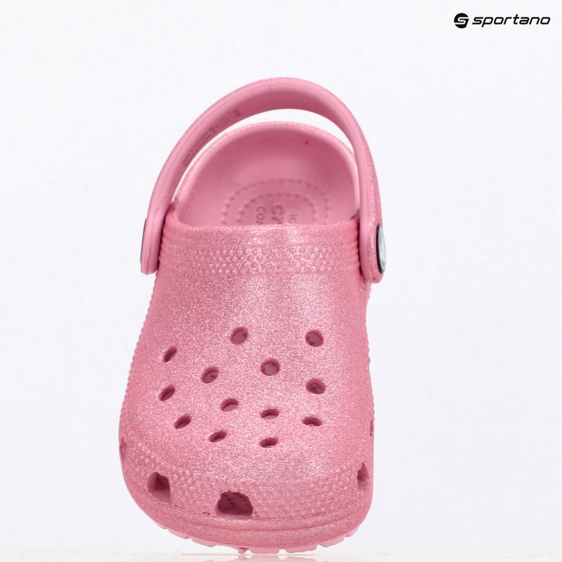Badeschuhe Kinder Crocs Classic Glitter Clog Toddler pink tweed glitter 17
